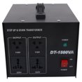 thumbnail image 4 of Transformateur Élévateur Transformateur de Puissance 1500W Convertisseur de Tension Robuste Multi-Protection Transformateur de Survoltage 110V vers 220V 220V vers 110V, 4 of 7