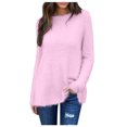 thumbnail image 2 of DPTALR Womens Winter Long Sleeve Round Neck Pullover Sweater, 2 of 6