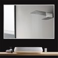thumbnail image 2 of NeuType Miroir Rectangulaire Mural Argent 36"x24 Pouces, 2 of 7