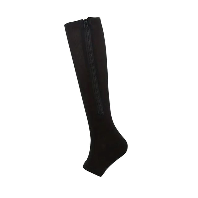Bas de Compression pour Femmes 15-25 MmHg Bas de Compression Longs Bas de Voyage Bas de Soutien pour Varices Oedème Vol Sports Voyage