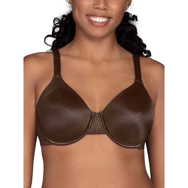 Vanity Fair Womens Beauty Back Full Figure Back Smoothing Minimizer Bra, 42DD