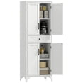 thumbnail image 1 of HOMCOM Armoire de Rangement de Garde-Manger de Cuisine 67 Pouces avec Portes et Étagères, 1 of 10