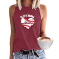 thumbnail image 5 of Birdeem Womens Sleeveless Top V-Neck Pullover Printing Vest, 5 of 5