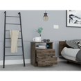 thumbnail image 2 of TUHOME Napoles Night Stand - Dark Brown  Engineered Wood - For Bedroom, 2 of 7
