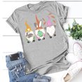 thumbnail image 1 of Débardeurs d'Été Grande Taille pour Femmes Décontractés à Imprimé Manches Courtes Col Rond T-Shirt Ample Blouse Hauts T-Shirt Col en V Femmes en Liquidation, 1 of 3