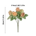 thumbnail image 3 of Vaidha Simulated Bouquet Of Home Decoration Flowers Simulated Rose Bouquet Of Small Handlebars Of Roses, 3 of 5