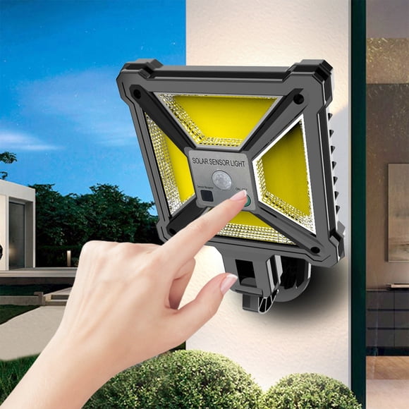 SASHENHG Solar Outdoor Lights, Motion Sensor Solar Powered Lights IP65, 3 Modes, Wall Security Lights For Fence Yard Garden Patio