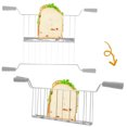 thumbnail image 4 of OULII Stainless Steel Toaster Rack Breakfast Maker Part Heating for Kitchen Use 1Pack, 4 of 8