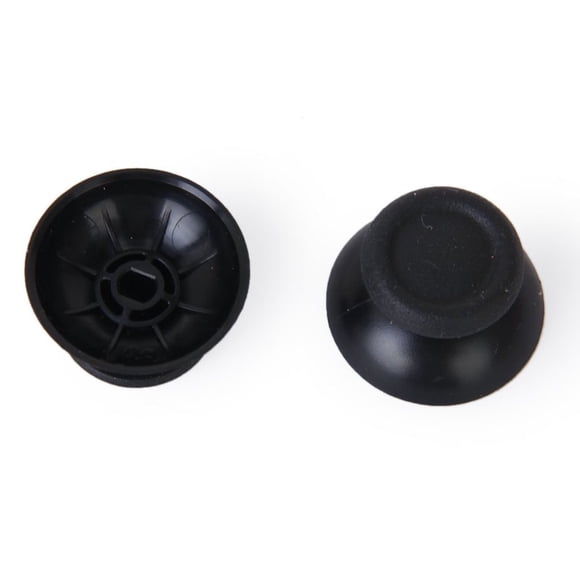 Toddmomy Plastic Mushroom Head Joystick Caps Black Compatible with Ps4 Controller Replacement