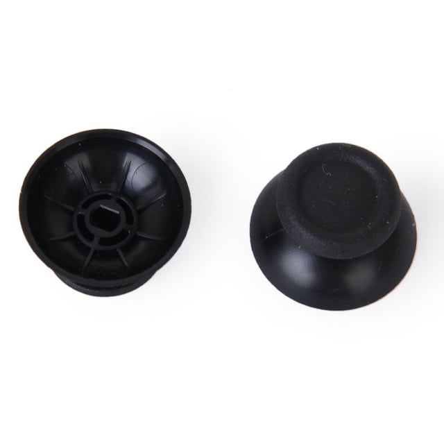 Toddmomy Plastic Mushroom Head Joystick Caps Black Compatible with Ps4 Controller Replacement
