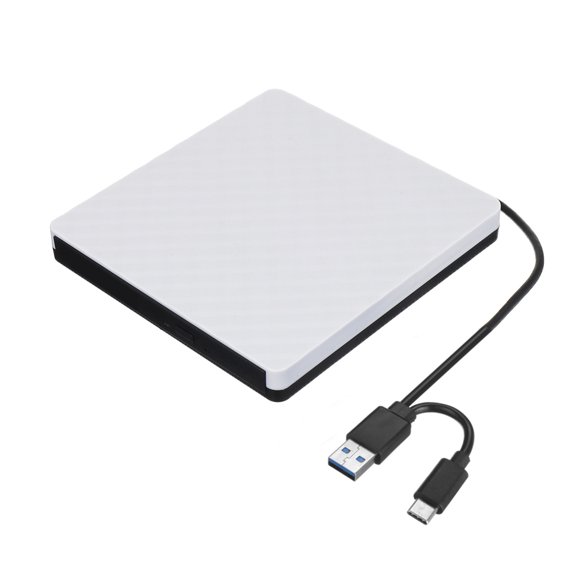 USB 3.0 Type-C External DVD Burner Writer Recorder DVD RW Optical Drive CD/DVD ROM Player MACs OS Windows XP/7/8/10 ,Easy to Install