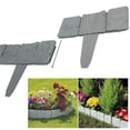 thumbnail image 3 of braveheart 10/20/30pcs Landscape Edging Border Plastic Garden Fence Lawn Decorative Border, 3 of 6