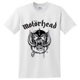 thumbnail image 1 of Motorhead Horned Skull White Small T-Shirt, 1 of 3