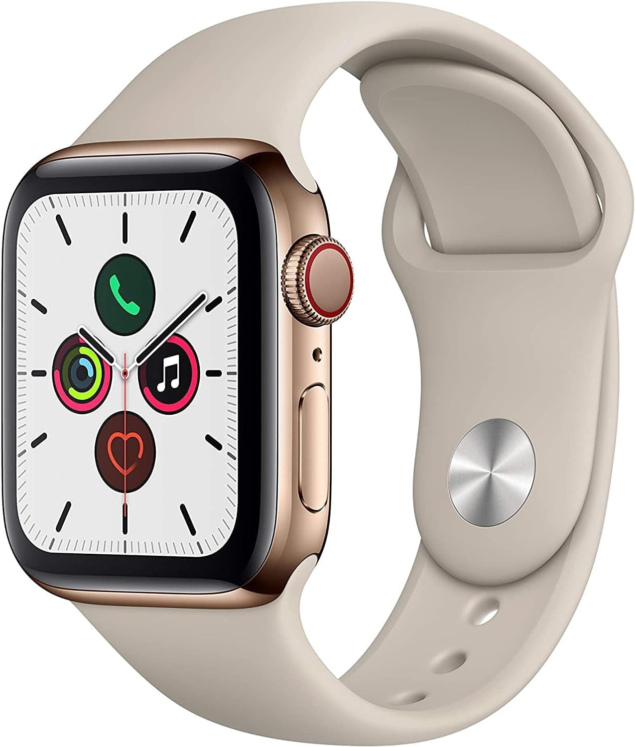 Refurbished Apple Watch Series 5 Stainless Steel 40mm A2094 (GPS + Cellular) Gold (Grade A)