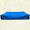 thumbnail image 1 of WEUVEB Lot de 1 Housse Carrée de Sable pour Enfants en Bleu avec Design de Cour de Jardin, 1 of 8