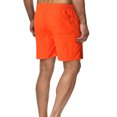 thumbnail image 4 of KIHOUT Short d'Été Rabais Mode Homme Uni Taille Élastique Taille Mi-Haute Ample Poches Bandage Short, 4 of 4