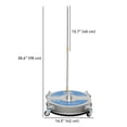 thumbnail image 2 of CoSoTower Nettoyeur de Surfaces à Pression de 16 Pouces avec 4 Roues, Nettoyeur de Surfaces en Acier Inoxydable à Puissance avec Raccord Rapide de 1/4 Pouces, 2 Baguettes d'Extension, 3600 PSI, Argent, 2 of 7