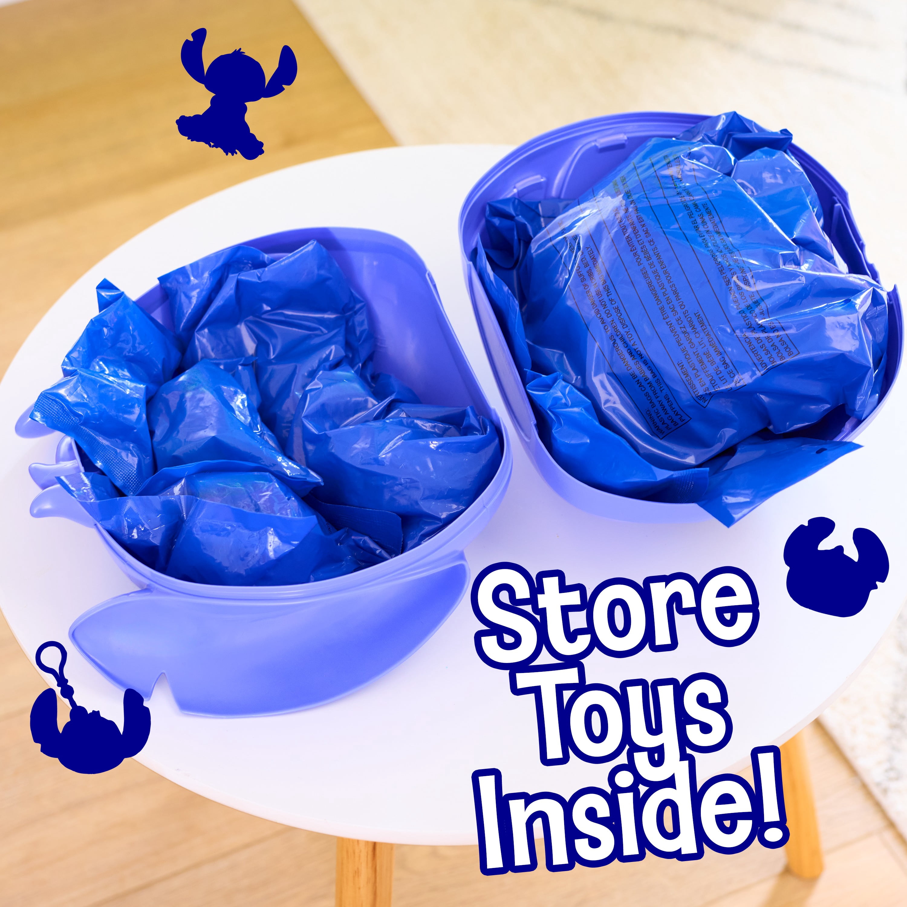 Disney Stitch 23 cm Jumbo Mystery Capsule, 10 Surprises Inside, Ages 3+