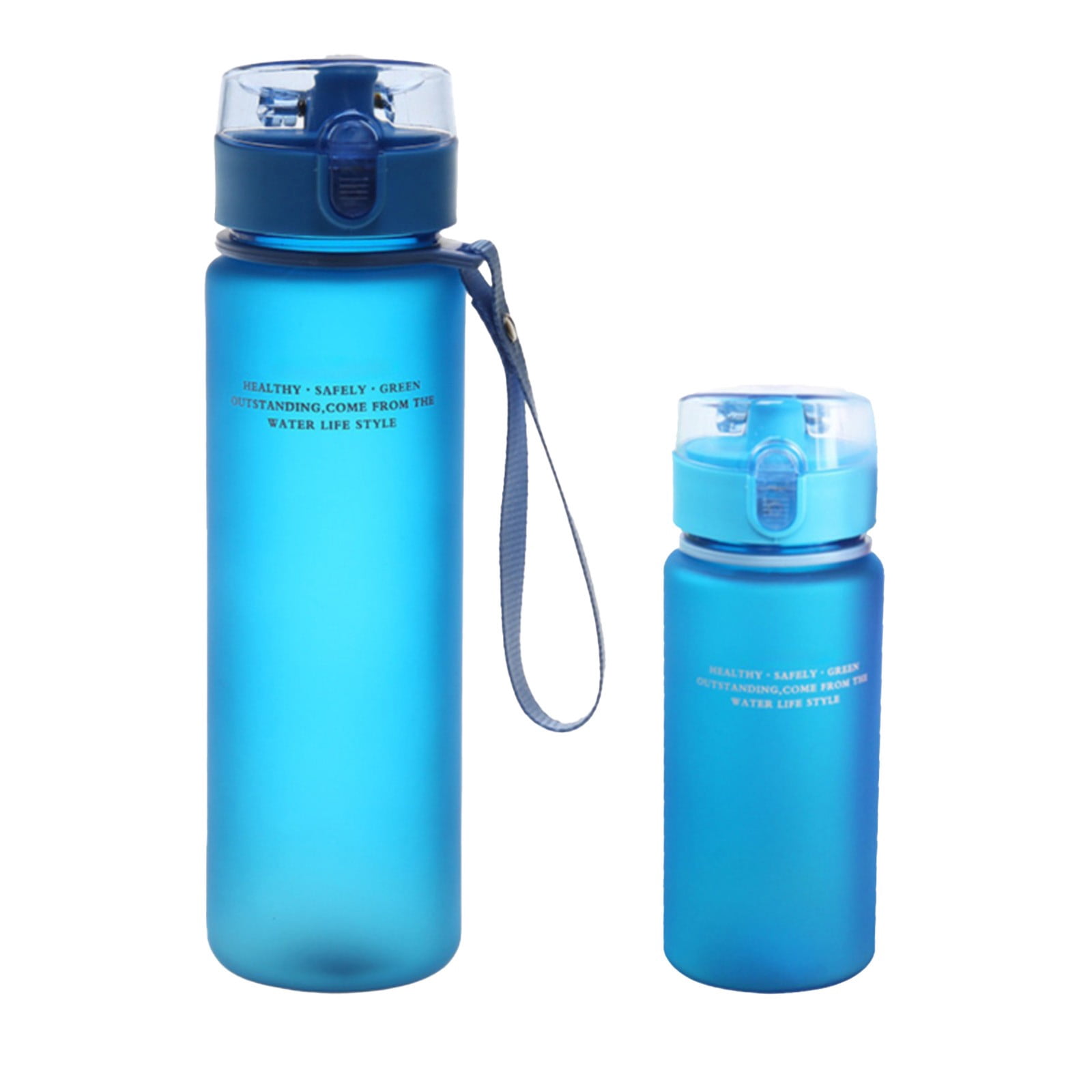Kwlinmg Small Water Bottles Portable Sports Hydration Bottle Fitness Water Bottle Large Capacity Lightweight Water Bottle with Comfortable Strap for Cycling Outdoor Sports