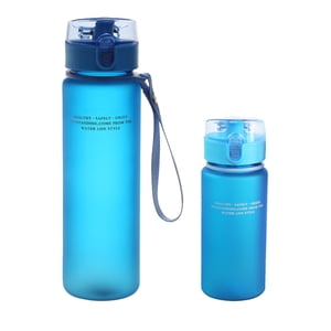 Kwlinmg Small Water Bottles Portable Sports Hydration Bottle Fitness Water Bottle Large Capacity Lightweight Water Bottle with Comfortable Strap for Cycling Outdoor Sports