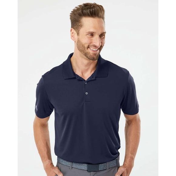 Adidas Mens Performance Polo, S, Navy