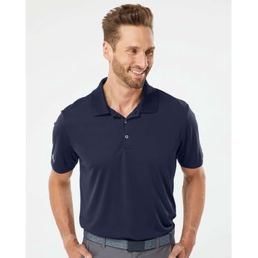 Adidas Mens Performance Polo, 2XL, Navy