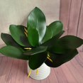 thumbnail image 4 of Allume 2 Pcs Simulation Phalaenopsis Feuille Déco Fleurs Orchidée Feuilles Micro Paysage Déco Vert, 4 of 11