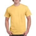 thumbnail image 1 of Gildan Mens Heavy Cotton T-Shirt, 4XL, Yellow Haze, 1 of 3