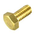 thumbnail image 1 of Unique Bargains Brass Hex Bolts, 5/16-18x5/8' 1 Pack Fully Thread Grade 4.8 Machine Screws, 1 of 4
