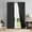 Black, variant on 83x51in Blackout Curtains, Xinsrenus Light Blocking Sun Blocking Thermal Insulated Curtains, Rod Pocket Window Drapes for Living Room Bedroom Nursery Home Office, White