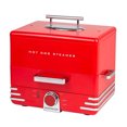 thumbnail image 1 of Nostalgia Style Diner Cuiseur Vapeur pour Hot-Dogs, Convient à 24 Hot-Dogs et 12 Pains, Rouge, 1 of 6