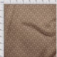 thumbnail image 4 of oneOone Viscose Chiffon Brown Fabric Asian Block Craft Projects Decor Fabric Printed By The Yard 42 Inch Wide, 4 of 4