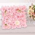 thumbnail image 4 of 38x38cm Artificial Flower Wall Panel Silk decor panel Rose for Wedding Decor Pink, 4 of 9