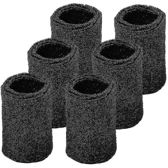 Absorbent Sweatbands Pack Of 6 Sports Wristbands Gym Wristbands Wrist Wraps_High-quality