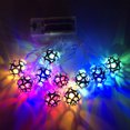 thumbnail image 1 of RKSTN Fall Decorations for Home Moroccan Pattern Ball Light String Christmas Halloween Thanksgiving Room Garden Festive Decoration Lights Decorations, 1 of 5