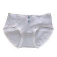 thumbnail image 1 of Ultra-Soft Cotton Imitation Girls Underwear - Breathable Mid Rise Hypoallergenic Panties (3-15Y), 1 of 3