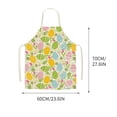 thumbnail image 3 of Vaidha Easter Home Printing Linen Imitation Apron Kitchen Fouling Multi Functional Apron, 3 of 3
