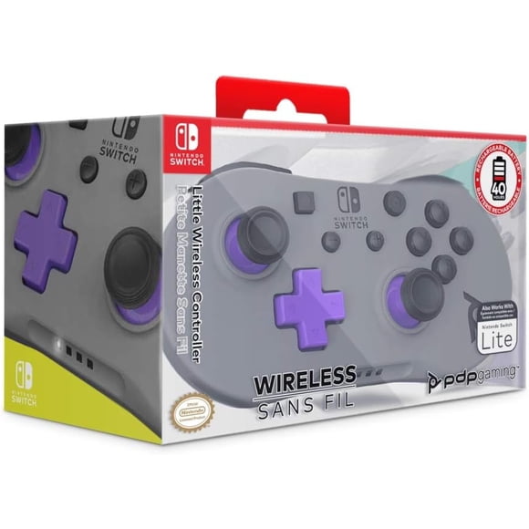 GHSDFBB Super Nintendo Entertainment System (SNES) Inspired Little Wireless Controller for Switch, Switch Lite and OLED Models, Retro Compatible with Old School games like Super Mario, Play