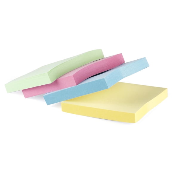 Pg 3X3 Pastel Notes 4Pk