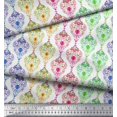 thumbnail image 3 of Soimoi polyester Crepe Fabric Floral & Damask Ethnic Print Sewing Fabric Yard 52 Inch Wide, 3 of 3