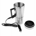 thumbnail image 2 of 12V Portable In-Car Coffee Maker Tea Pot Thermos Heating Stainless Steel Cup, 2 of 4
