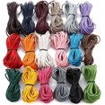 thumbnail image 2 of Yazoeia 10 Yards Round Leather String Cord, 1mm Wide Leather DIY Jewelry Ropes, Faux Leather Cord Rope Strips for Jewelry Making, Necklace, Bracelets, Jewelry, Braiding CJC912-164274, 2 of 6