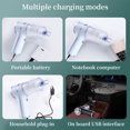 thumbnail image 4 of Chmadoxn Vacuum Cleaner Portable Handheld Car Vacuum Cleaner Wireless Vacuum Cleaner Wet And Dry Handheld Vacuum Cleaner Household Goods Dirt Cleaner With LED Light Vacuum clean, 4 of 8