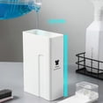 thumbnail image 4 of Oleegame 1PC Glass Bottle Refillable Laundry Bottle Non Leak With Label Empty Plastic Liquid Container For Bleaching Agent Home Laundry Room Decor Sub Bottling 1000ML White, 4 of 6