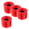 thumbnail image 1 of S SERENABLE 4pcs 70 x 51mm Skateboard Strong PU Wheel Longboard Mini Cruiser Accessory red, 1 of 7
