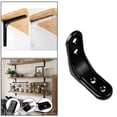 thumbnail image 4 of GUOOL Fityle Shelf Supports Floating Shelves Tripod Triangle Shelf Brackets for Home, Black 2Inch, 4 of 9