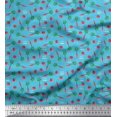 thumbnail image 1 of Soimoi Velvet Fabric Text,Tomato & Carrot Vegetable Print Fabric by The Yard 58 Inch Wide, 1 of 3