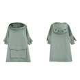 thumbnail image 2 of XZNGL 1/2 Sleeve Tops for Women Stitching Three-Dimensional Pocket Cute Design Pullover Sweatershirt Tops, 2 of 9