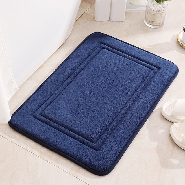 Sentmoon Deals Flyer Thick Striped Memory Foam Bath Rugs, Soft Absorbent Velvet Bathroom Mats, Non-slip Bottom , Machine Washable Bathmat, Carpet Rug Room Decoration For Wash Floor Todays Deals Clear