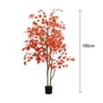 thumbnail image 2 of Artificial Maple Tree, 4/5/6FT Maple Tree Prelit Fall Decorations with pot for Indoor Outdoor Autumn Harvest Halloween Thanksgiving, 2 of 6